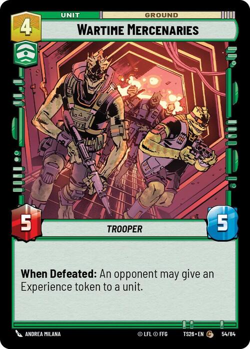 Mercenari Bellici Card Front