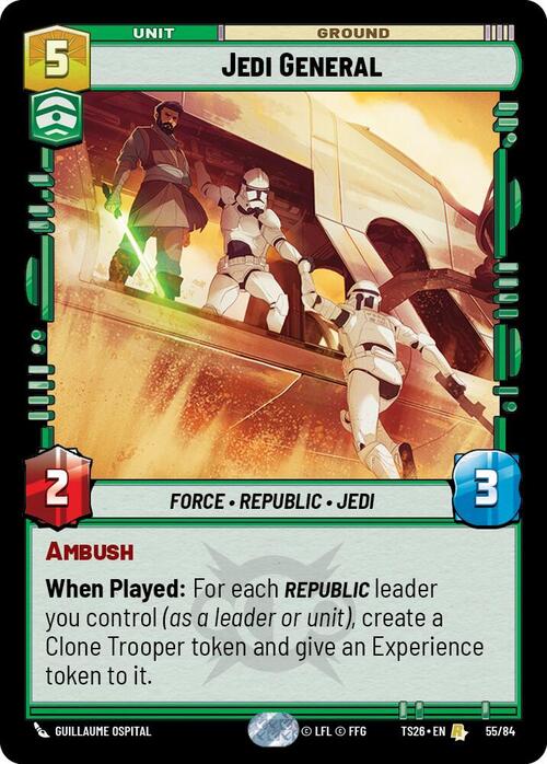 Generale Jedi Card Front