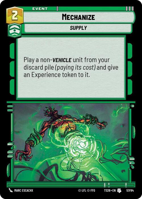 Meccanizzazione Card Front