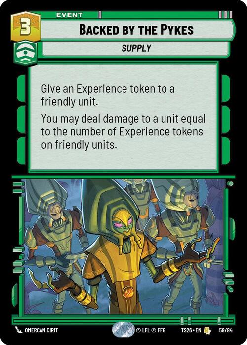 Sostegno dei Pyke Card Front