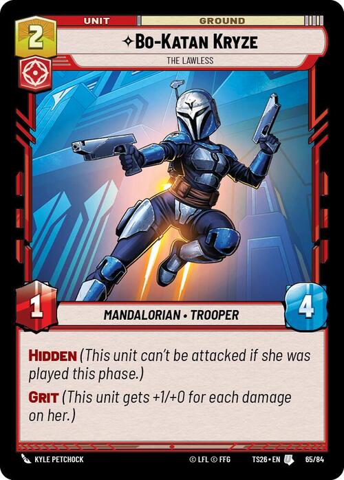 Bo-Katan Kryze, Senza Legge Card Front