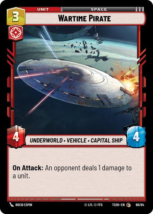 Wartime Pirate Card Front