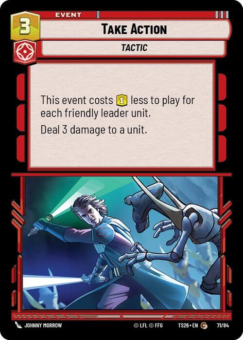 Take Action Card Front