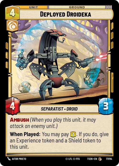 Deployed Droideka Card Front