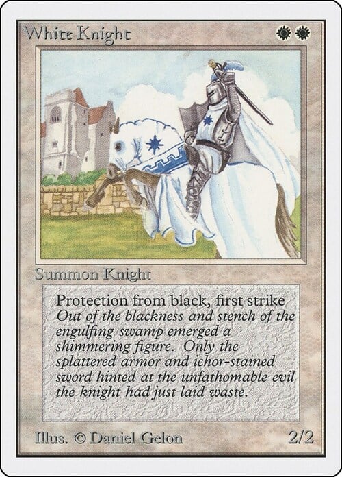 White Knight Card Front
