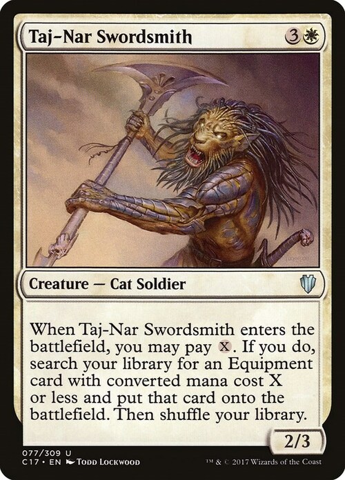 Taj-Nar Swordsmith Card Front