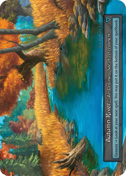 Autumn River Card Front