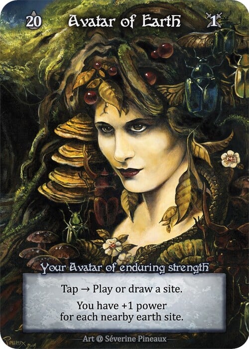 Avatar of Earth Card Front