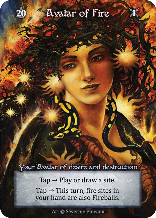 Avatar of Fire Card Front