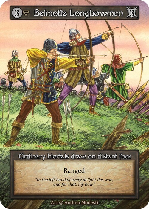 Belmotte Longbowmen Card Front