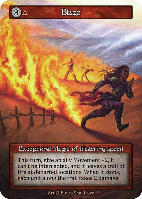Blaze Card Front