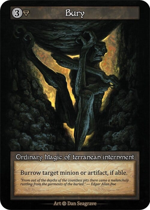 Bury Card Front