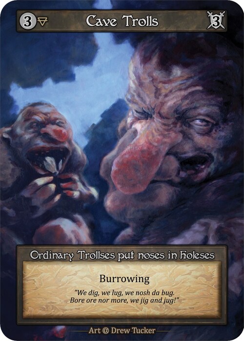 Cave Trolls Card Front
