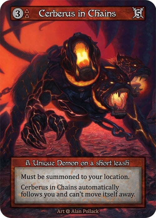 Cerberus in Chains Card Front