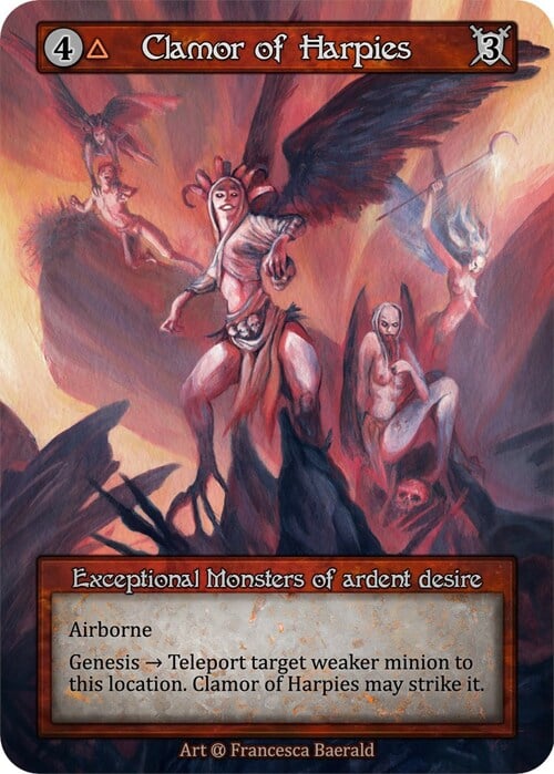 Clamor of Harpies Card Front