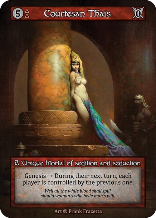 Courtesan Thaïs Card Front