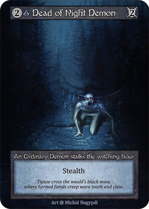 Dead of Night Demon Card Front