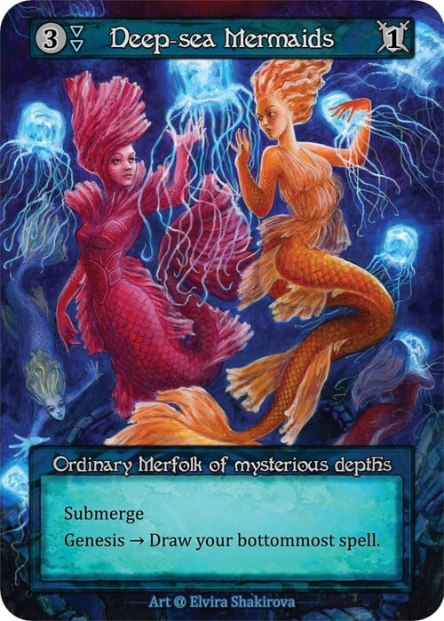 Deep-Sea Mermaids Card Front