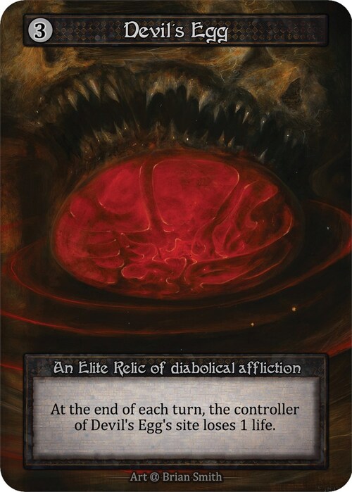 Devil's Egg Card Front
