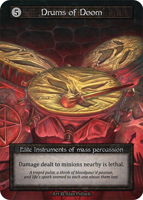Drums of Doom Card Front