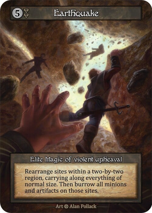 Earthquake Card Front