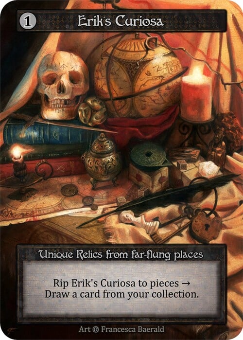 Erik's Curiosa Card Front