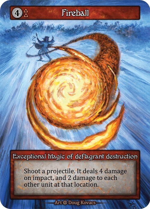 Fireball Card Front