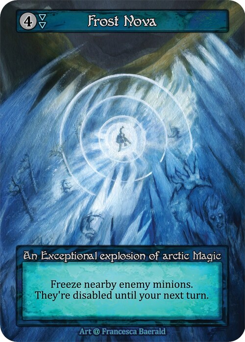 Frost Nova Card Front