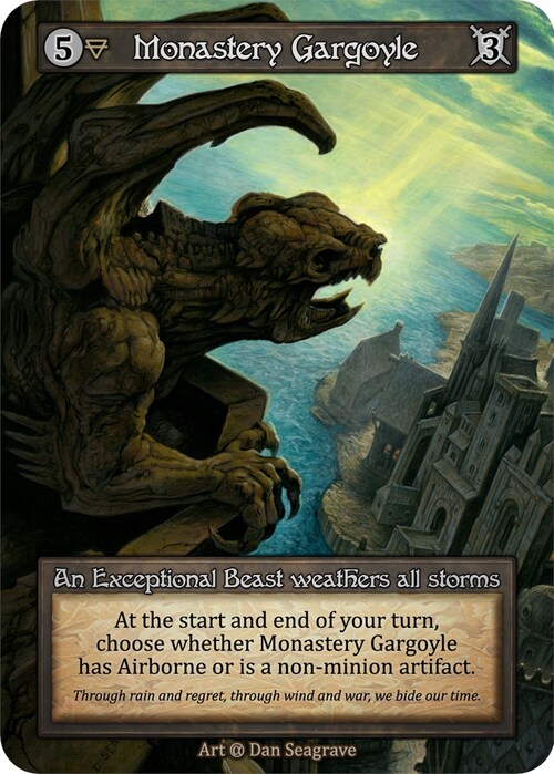 Monastery Gargoyle Card Front