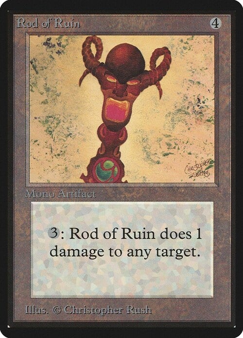 Rod of Ruin Card Front