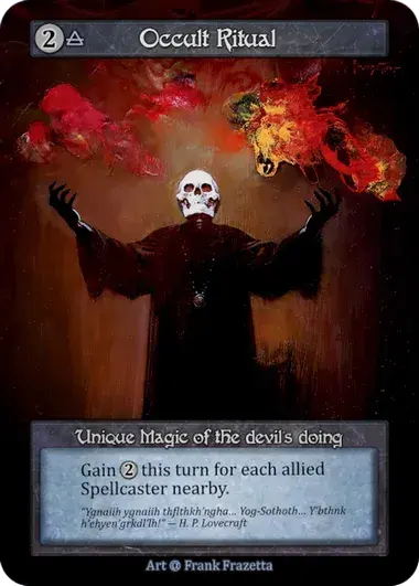 Occult Ritual Card Front