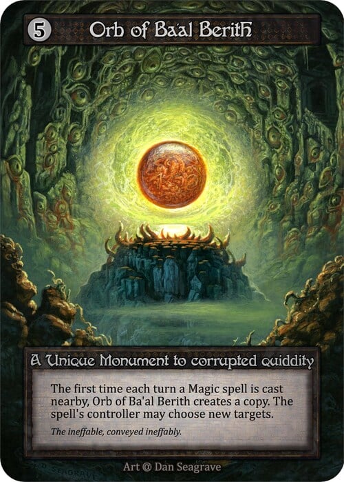 Orb of Ba'al Berith Card Front