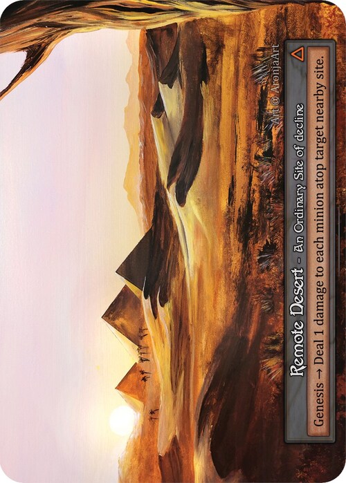 Remote Desert Frente