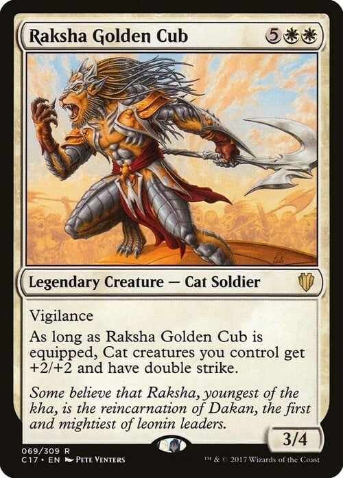Raksha, Cucciolo d'Oro Card Front