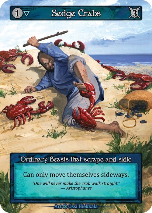 Sedge Crabs Card Front