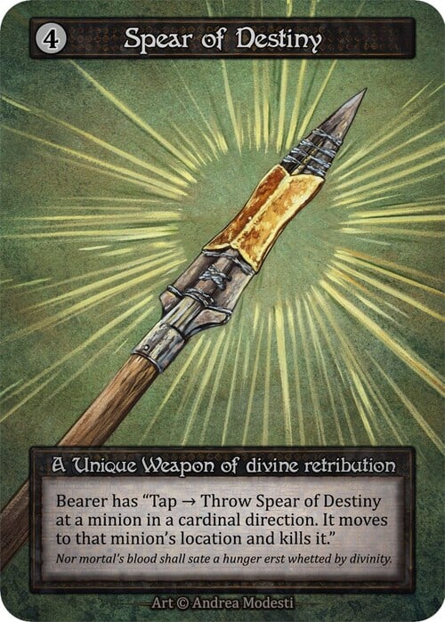 Spear of Destiny Frente