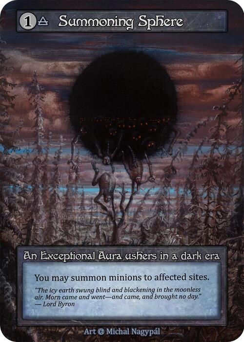 Summoning Sphere Card Front