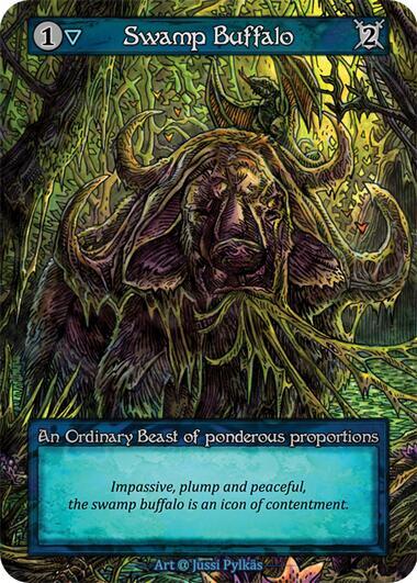 Swamp Buffalo Card Front