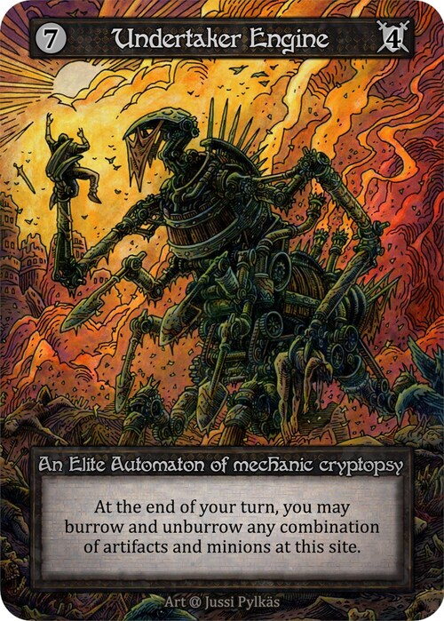 Undertaker Engine Card Front