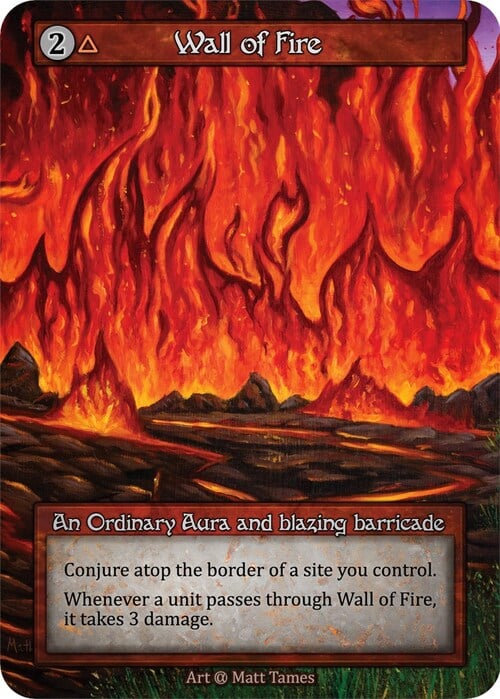 Wall of Fire Card Front