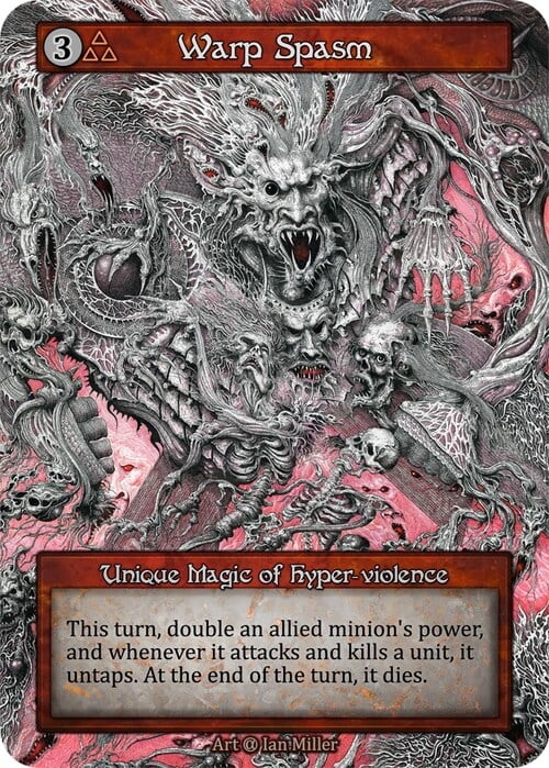 Warp Spasm Card Front