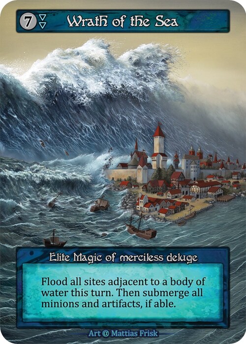 Wrath of the Sea Card Front