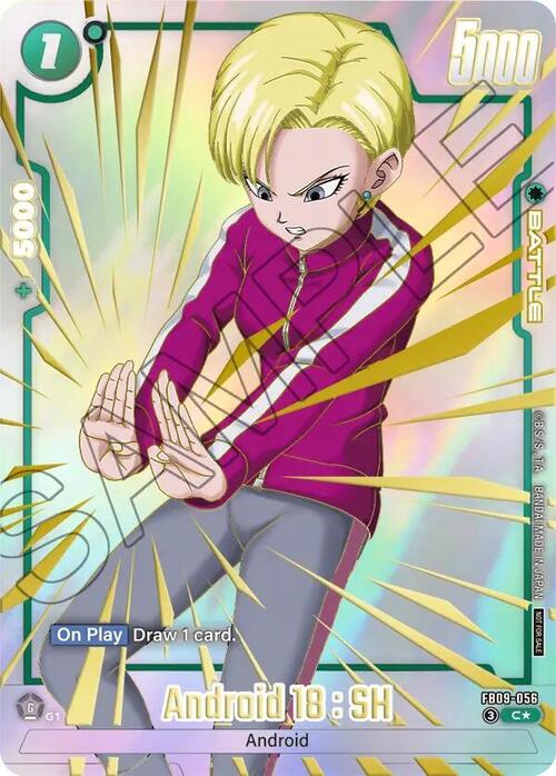Android 18 : SH Card Front
