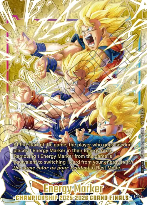 Energy Marker "Sparking Zero" Frente