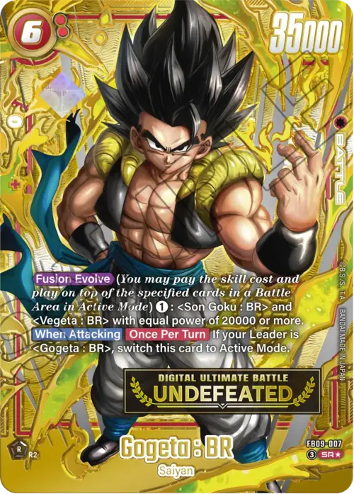 Gogeta : BR // Gogeta : BR Frente