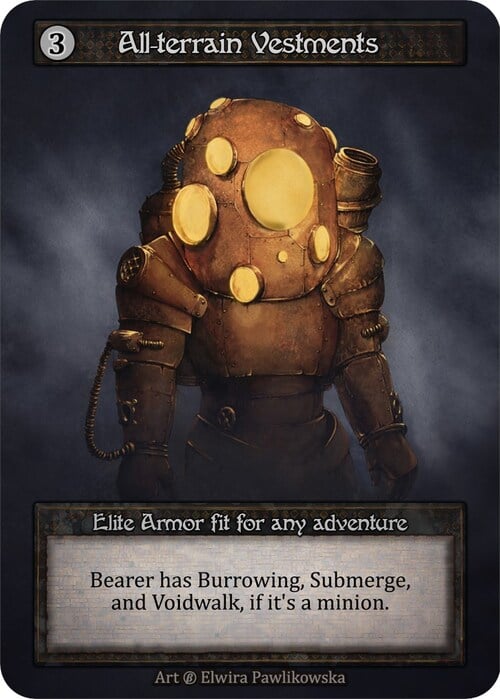 All-terrain Vestments Card Front