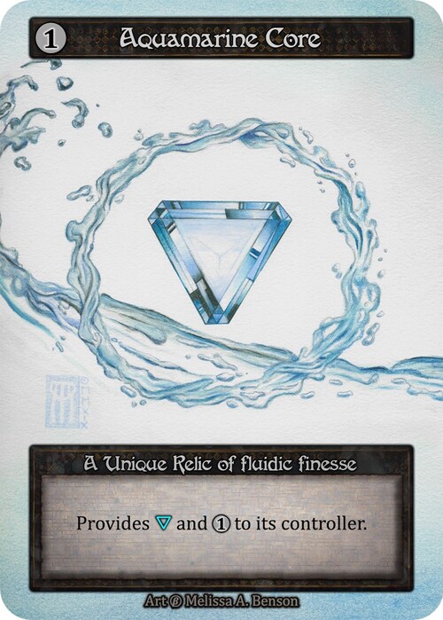 Aquamarine Core Card Front