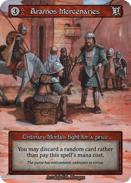 Aramos Mercenaries Card Front