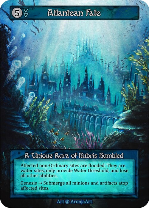 Atlantean Fate Card Front