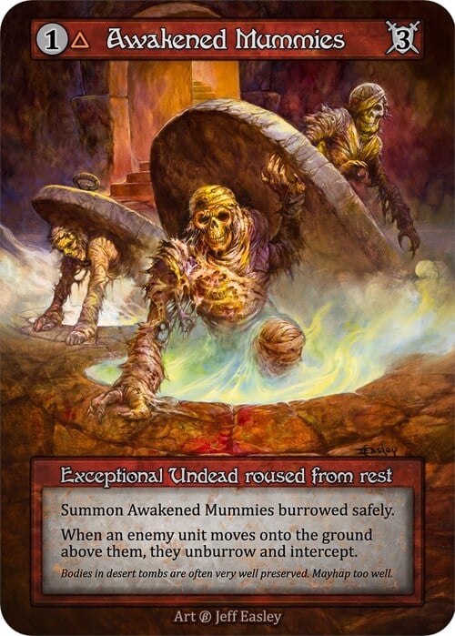 Awakened Mummies Card Front
